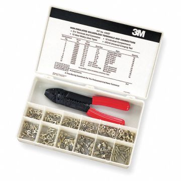 Wire Termnl Kit With Crimp Tool 214 pcs.