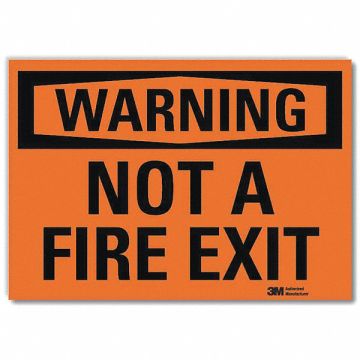Security Sign 5x7in Reflective Sheeting