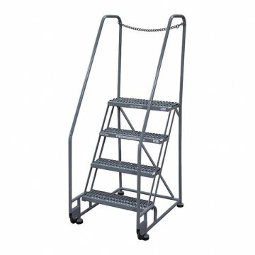 Tilt and Roll Ldr Steel 70In. H. Gray