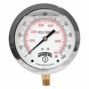 J1383 Gauge Pressure 4in. 0 to 1000 psi