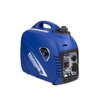 Ford 2200 Watts Peak & 2000 Watts Rated Silent Petrol or Gasoline Powered Portable Inverter Generator, FG2500iS, Blue
