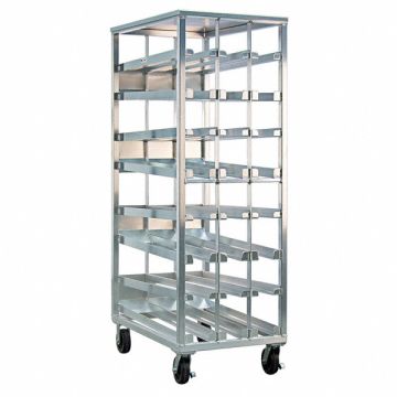 Mobile FIFO Can Rack 156 Can Capacity