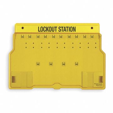 Lockout Station Unfilled 15-1/2 In H