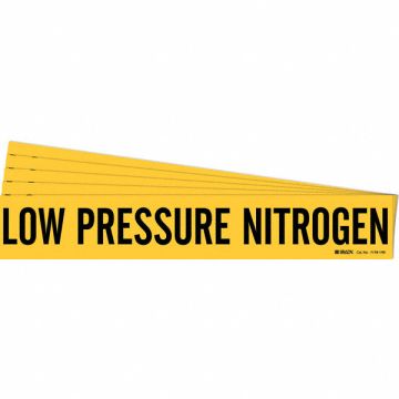 Pipe Marker Low Pressure Nitrogen PK5