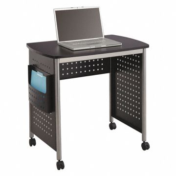 Computer Desk Scoot(TM) Black 30-1/2 H