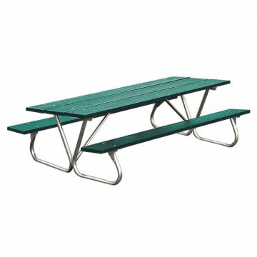 Picnic Table 96 W x68 D Green