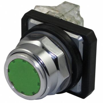 H7067 Non-Illuminated Push Button 30mm Green
