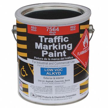Traffic Zone Marking Paint 1 gal Red
