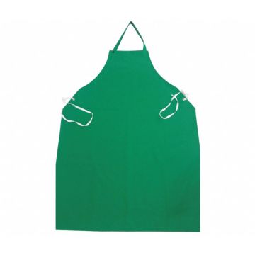 Bib Apron Universal Green PVC/Polyester