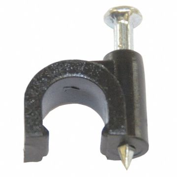 Cable Staple Nail 5/16In Black PK100