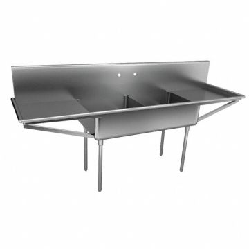 Just Scullery Sink Rect 18inx24inx12in