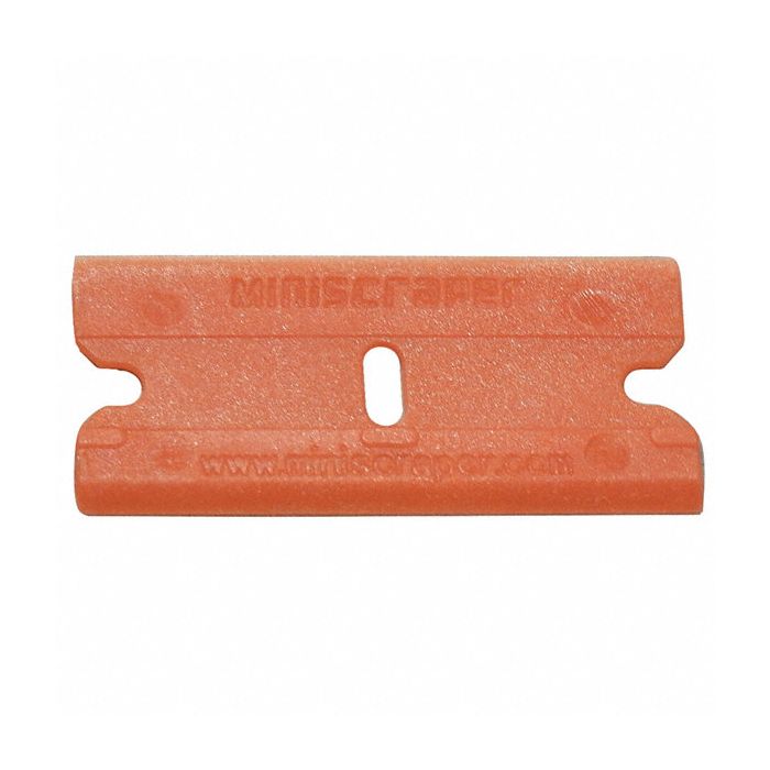 Scraper Blade,Orange,Plastic,PK100, Size: 2 in GDS-106