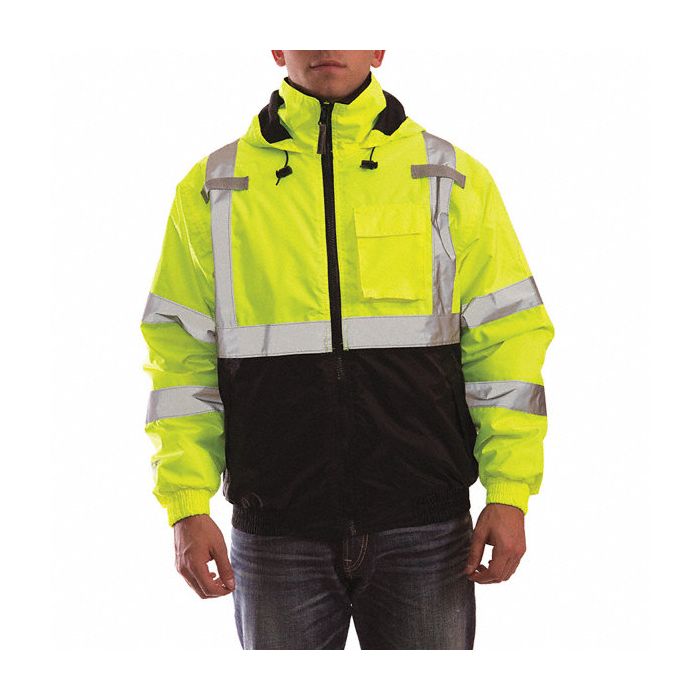 TINGLEY Men's Standard Bomber Ii High Visibility Insulated Jacket with Hood
